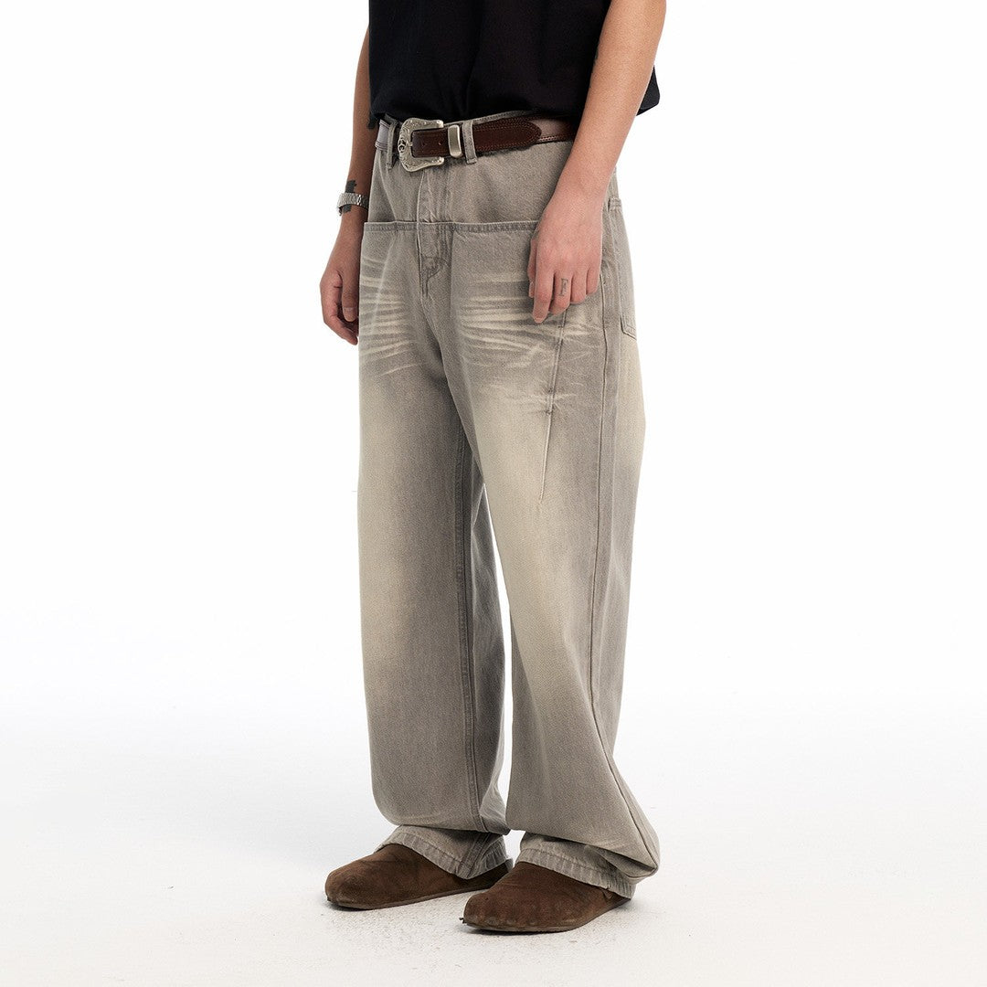 Ace Jolun Washed Wide‑Leg Jeans