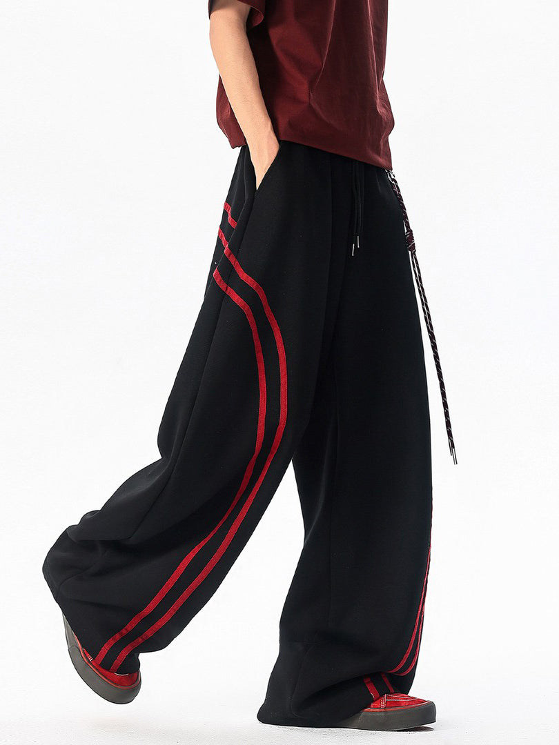 Ace Jolun Hip‑Hop Striped Sweatpants