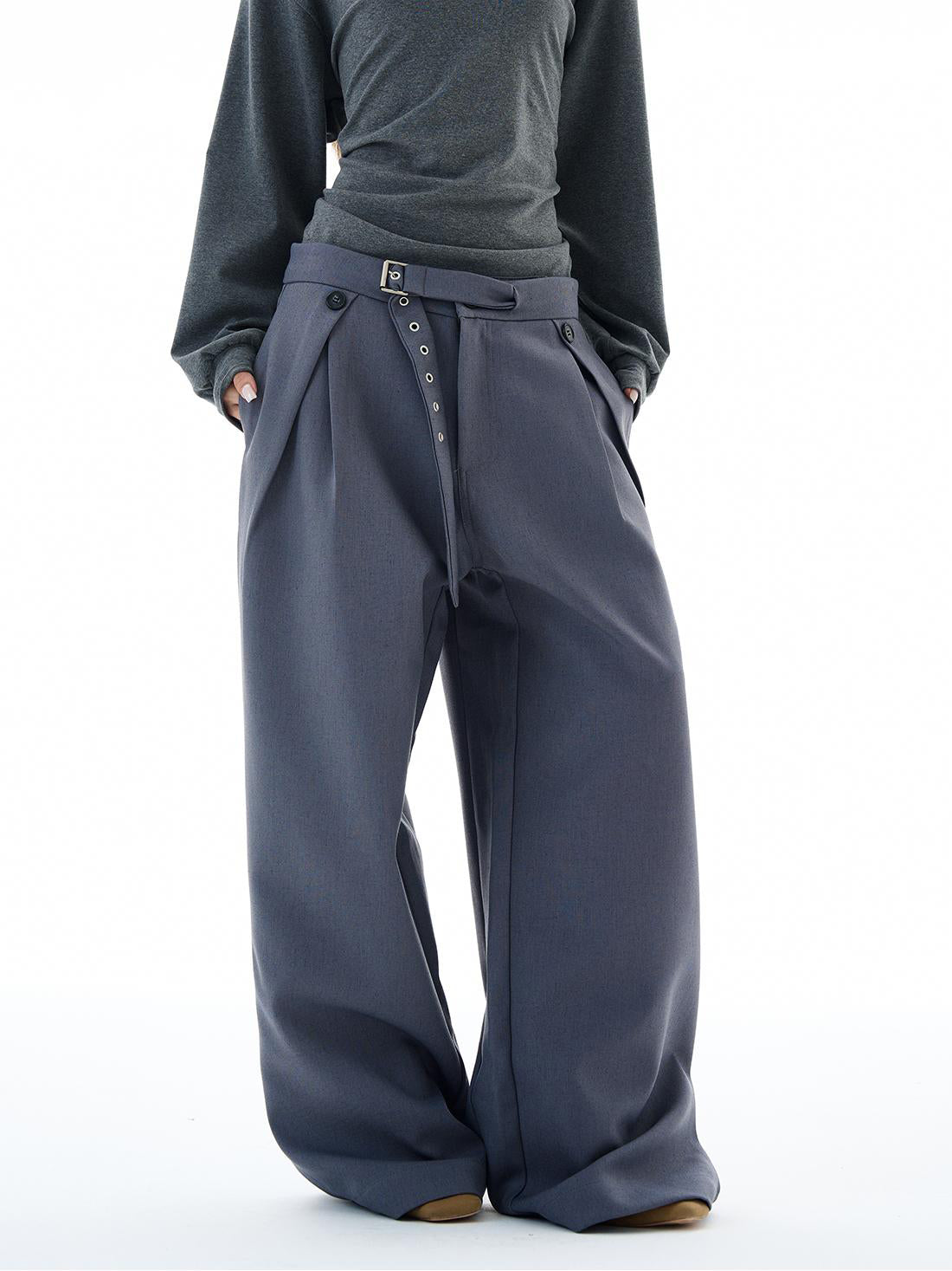 Aelfric Eden Relaxed‑Fit Linen‑Blend Casual Pants