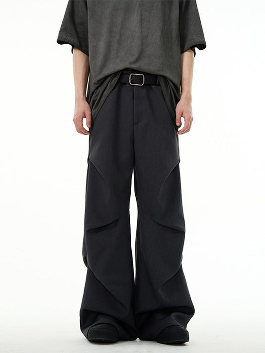 Aelfric Eden Unique Design Draping High‑End Streetwear Suit Pants