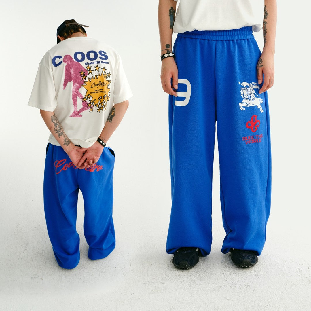 Ace Jolun Vintage‑Style Wide‑Leg Sweatpants