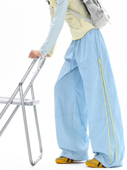 Ace Jolun Color‑Block Side‑Zipper Quick‑Dry Pants