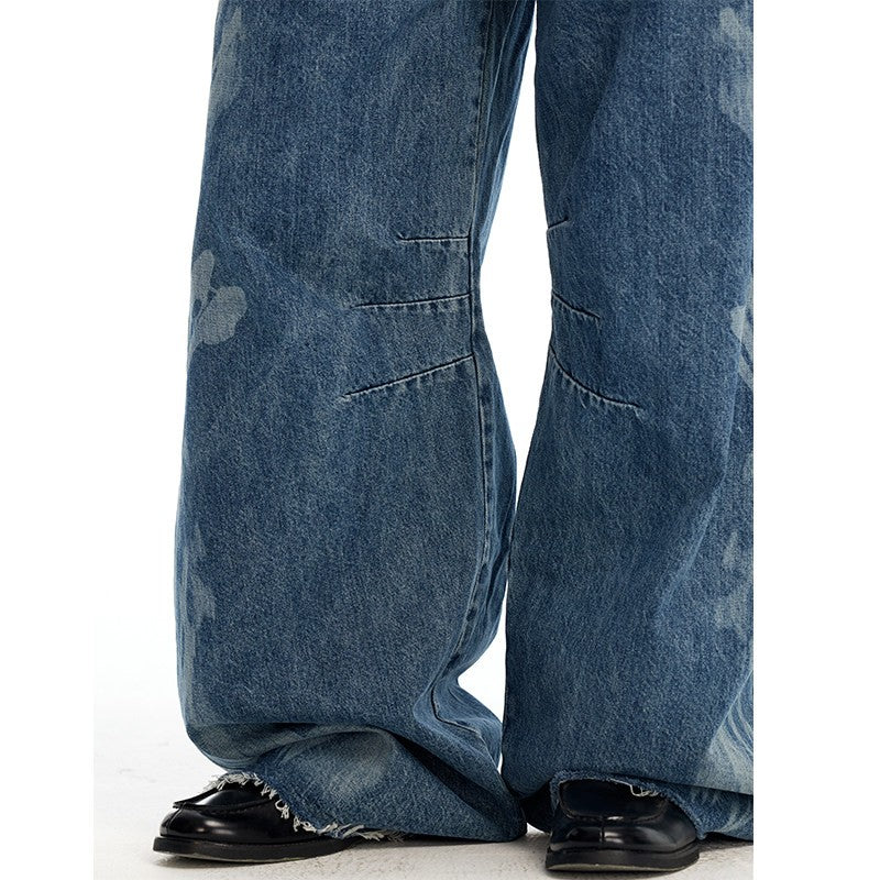 Ace Jolun Vintage‑Print Jeans