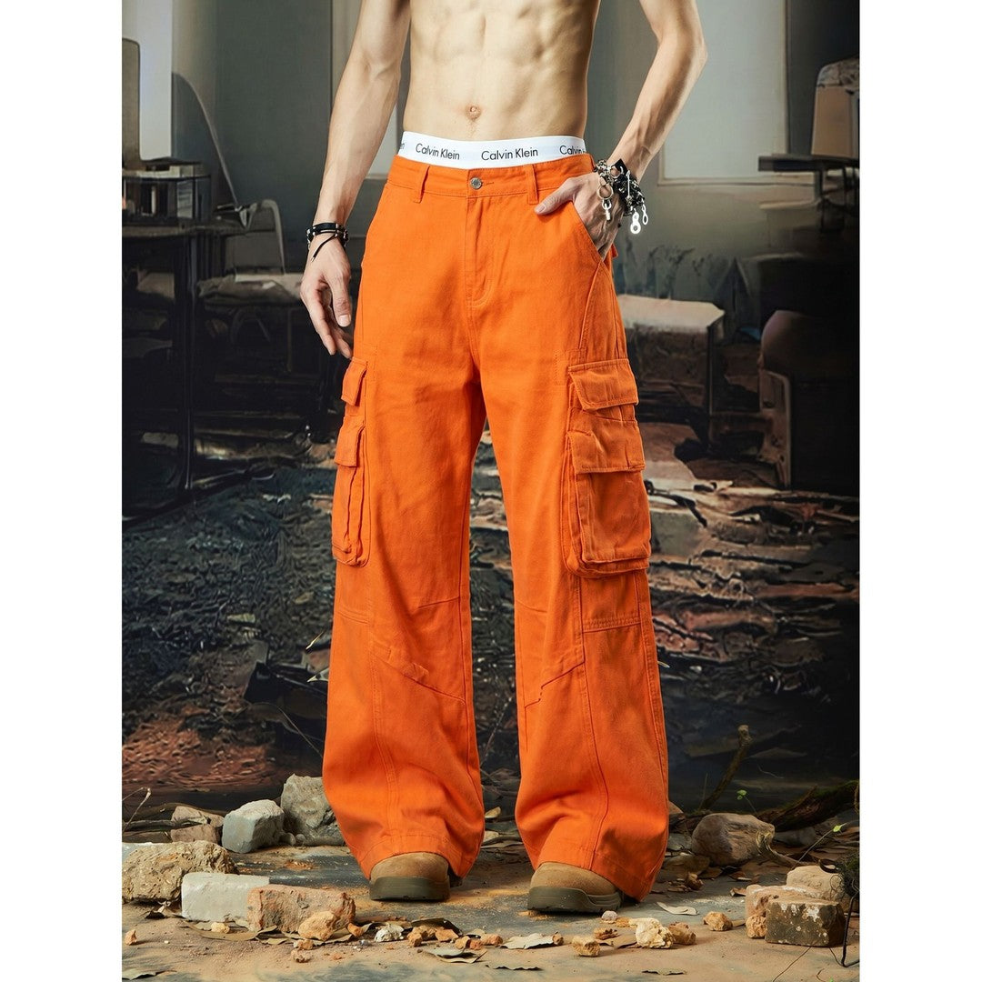 Ace Jolun 3D Multi‑Pocket Wide‑Leg Cargo Pants