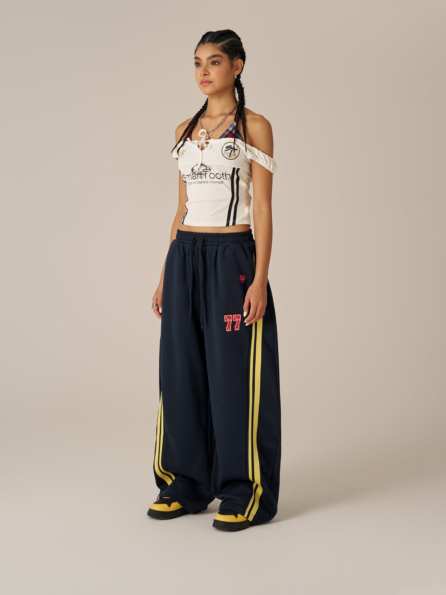 Pantalon de survêtement ample à rayures Aelfric Eden