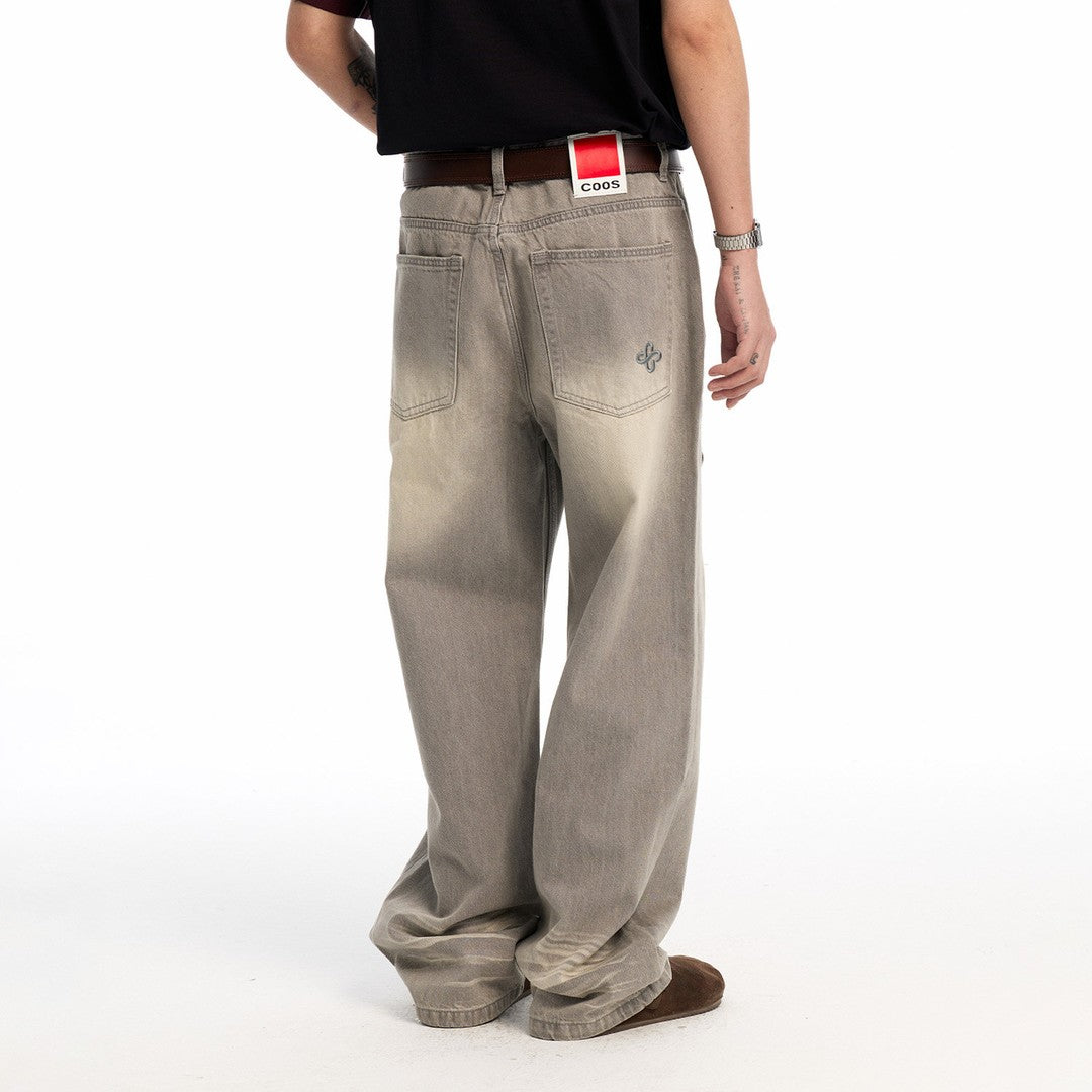 Ace Jolun Washed Wide‑Leg Jeans