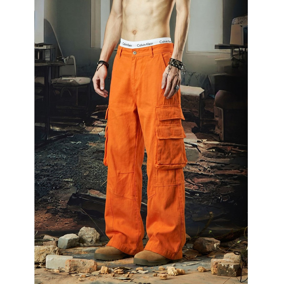 Ace Jolun 3D Multi‑Pocket Wide‑Leg Cargo Pants