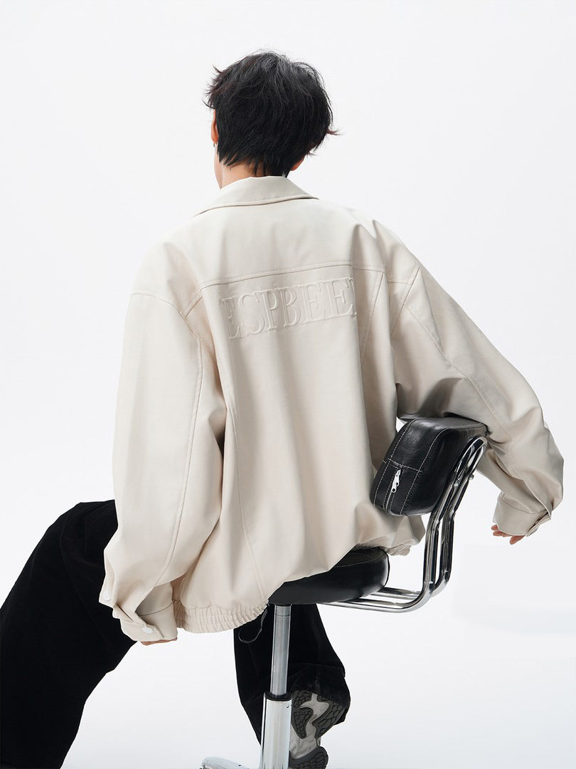 Ace Jolun Maillard‑Style Vintage Leather Jacket