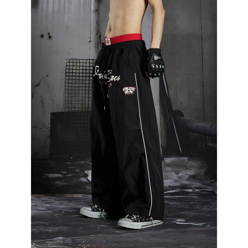 Ace Jolun Double‑Waistband Jersey Sports Casual Pants