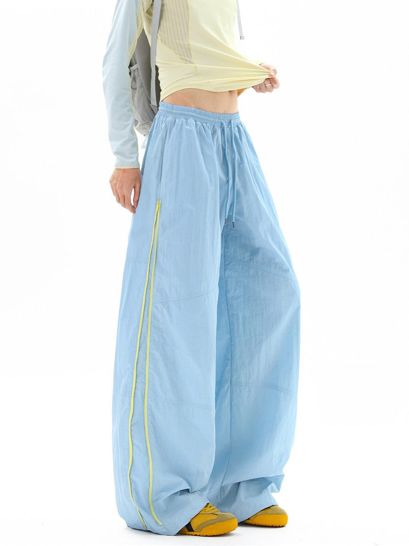 Ace Jolun Color‑Block Side‑Zipper Quick‑Dry Pants