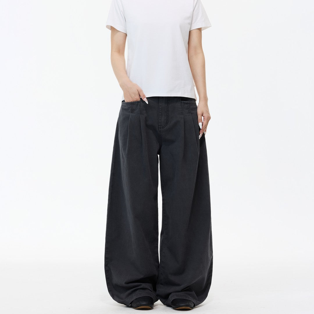 Ace Jolun Adjustable‑Waist Wide‑Leg Cargo Pants