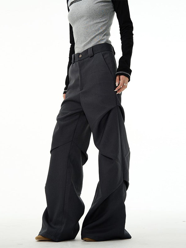 Aelfric Eden Unique Design Draping High‑End Streetwear Suit Pants