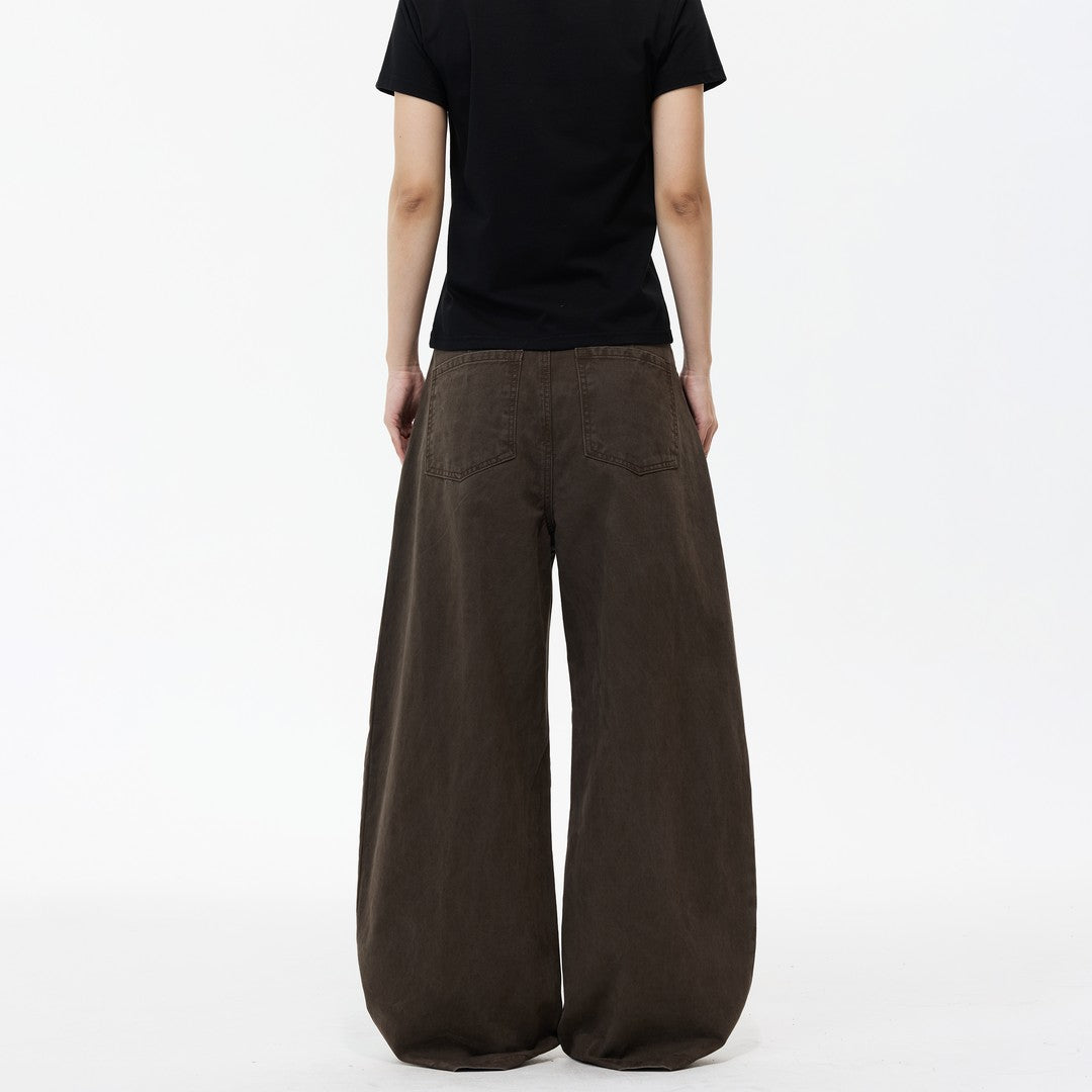 Ace Jolun Adjustable‑Waist Wide‑Leg Cargo Pants