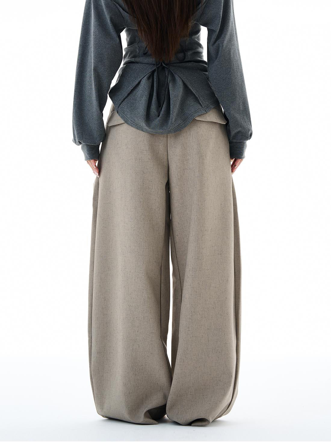 Aelfric Eden Relaxed‑Fit Linen‑Blend Casual Pants