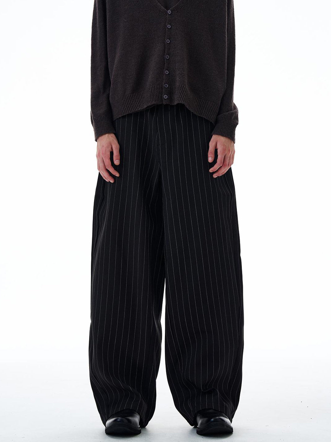 Aelfric Eden Vintage Old‑Money Striped Suit Casual Pants