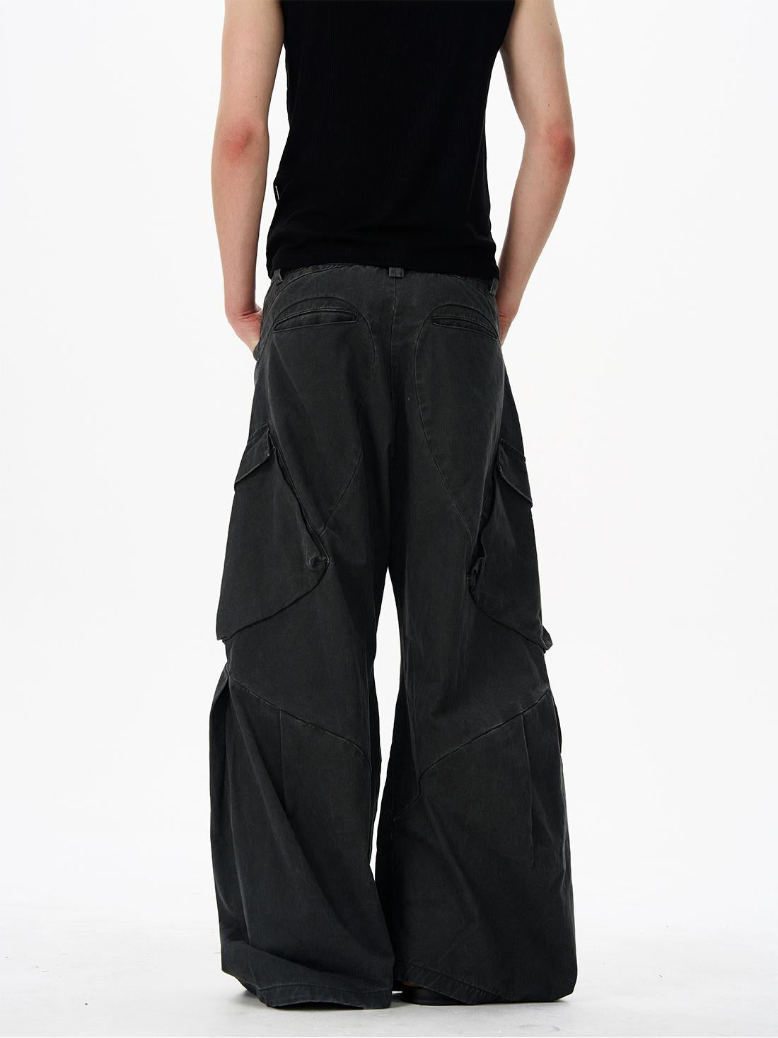 Aelfric Eden Unique‑Design Heavy‑Duty Deconstructed Cargo Pants