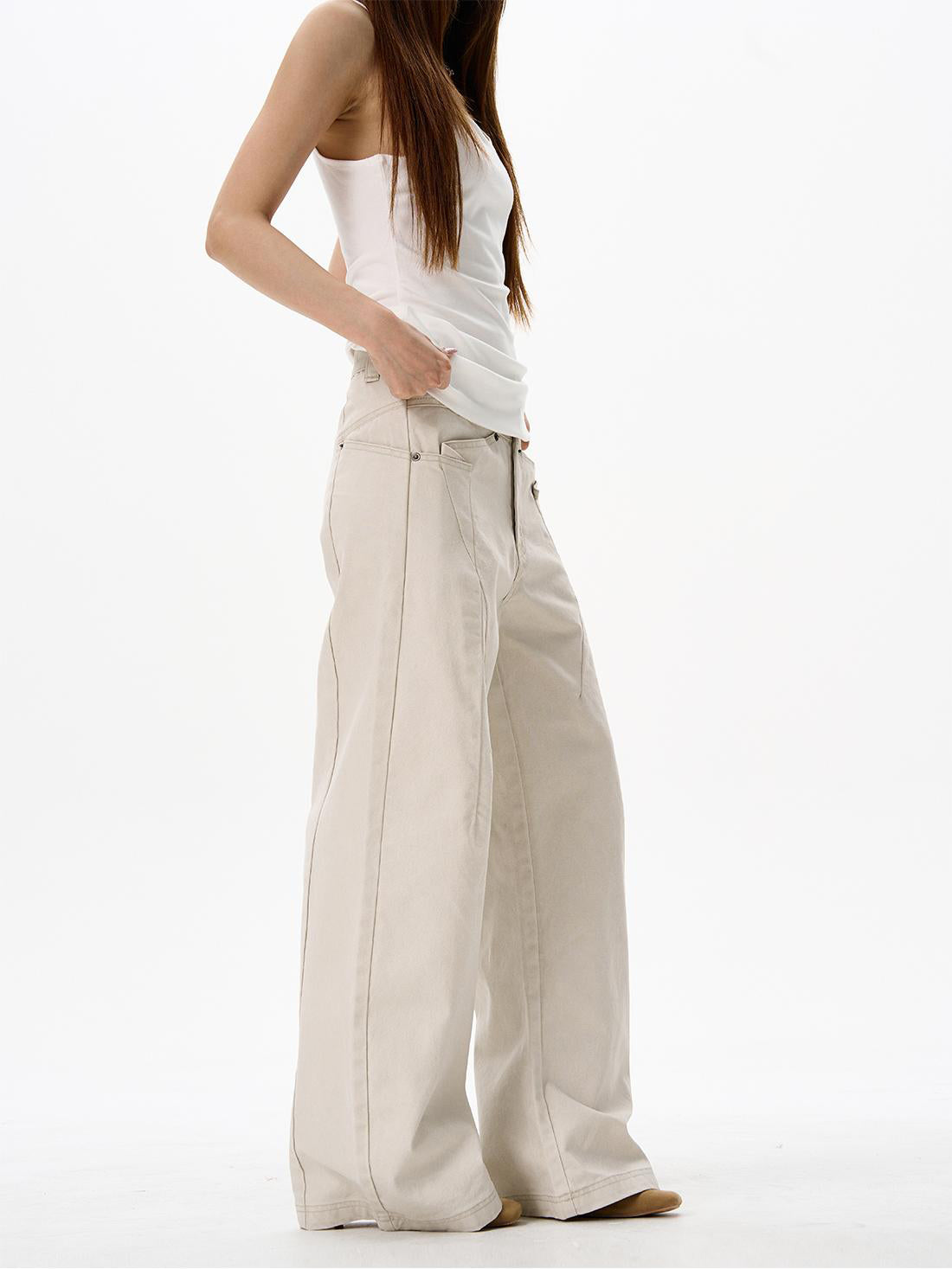 Aelfric Eden Slim‑Fit Curved Cargo Pants