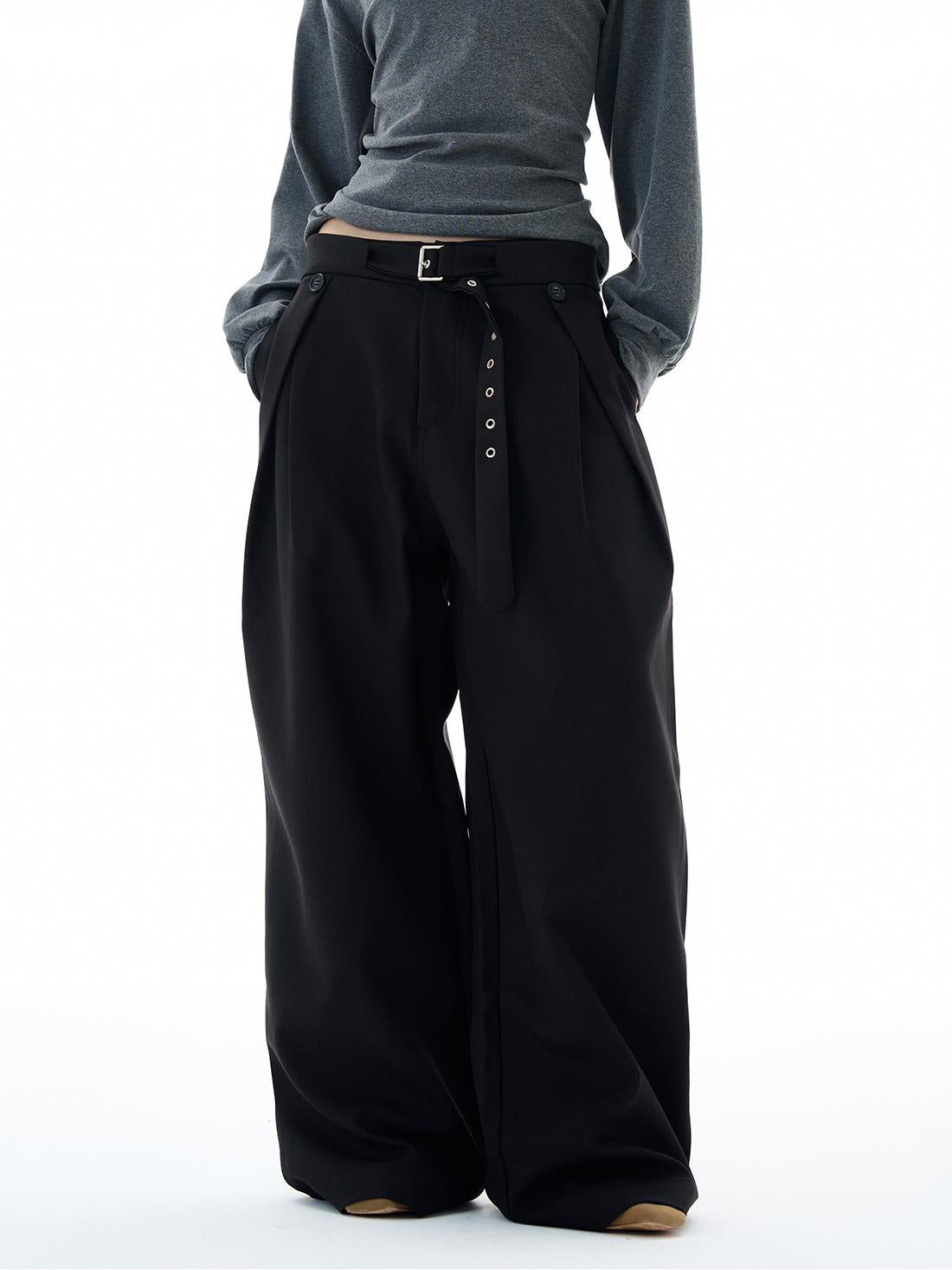 Aelfric Eden Relaxed‑Fit Linen‑Blend Casual Pants