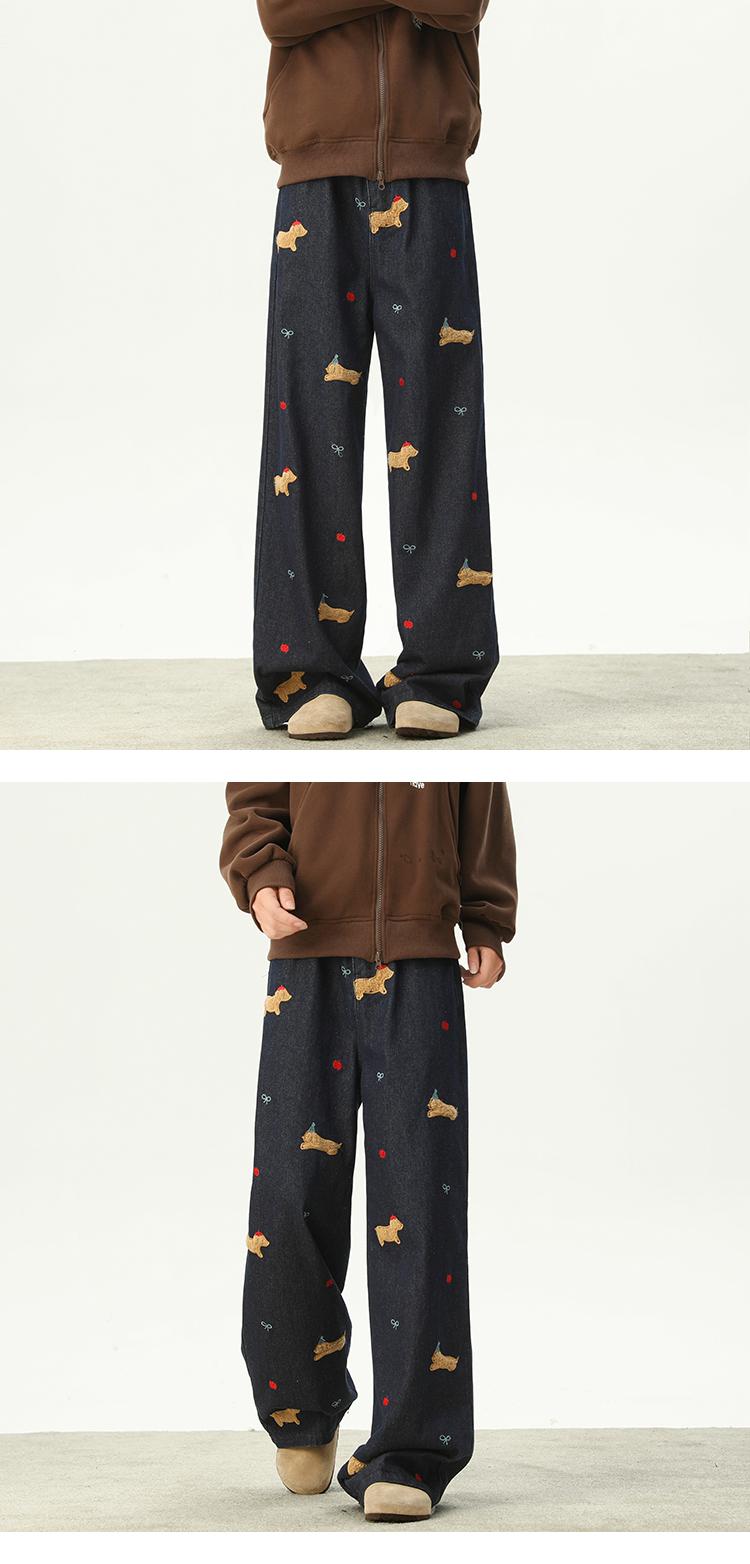 Ace Jolun Embroidered Puppy Jeans