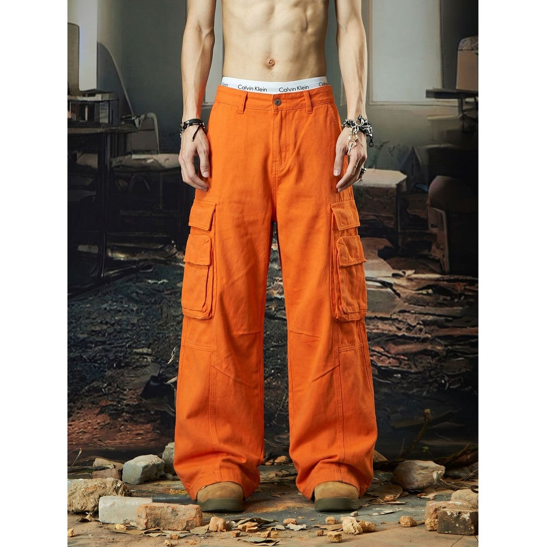 Ace Jolun 3D Multi‑Pocket Wide‑Leg Cargo Pants