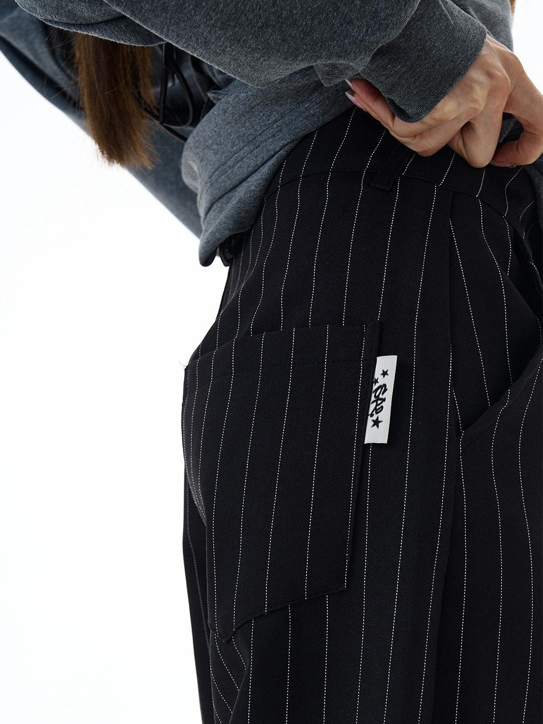 Aelfric Eden Vintage Old‑Money Striped Suit Casual Pants