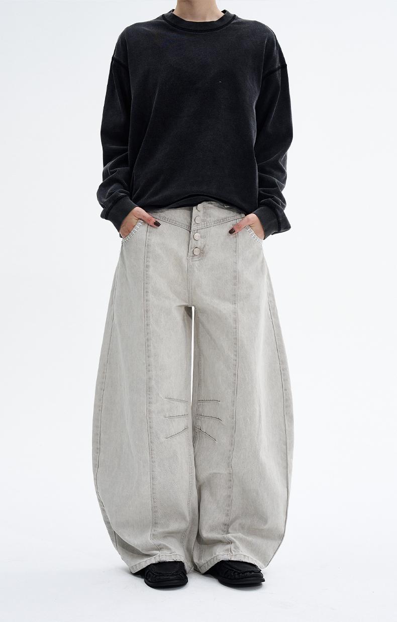 Ace Jolun washed button-down work pants