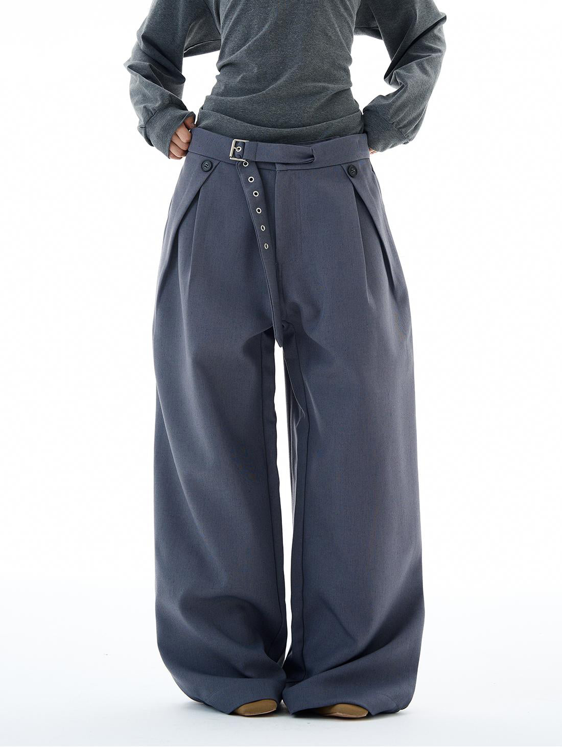 Aelfric Eden Relaxed‑Fit Linen‑Blend Casual Pants