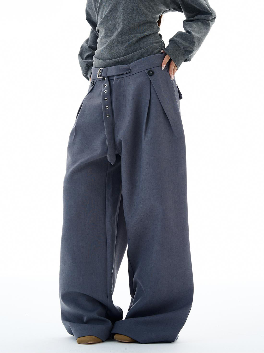 Aelfric Eden Relaxed‑Fit Linen‑Blend Casual Pants