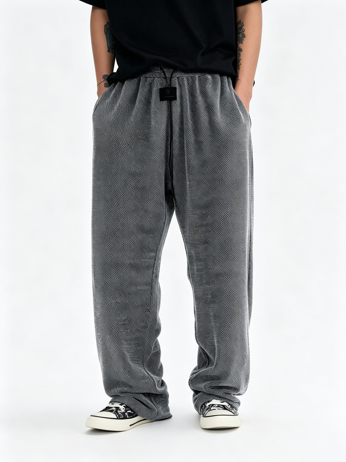 Ace Jolun Double‑Yarn Breathable Minimalist Casual Pants