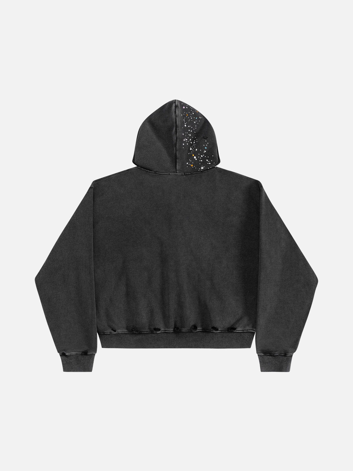 Sweat à capuche zippé Aelfric Eden Rhinestone Boxy V302