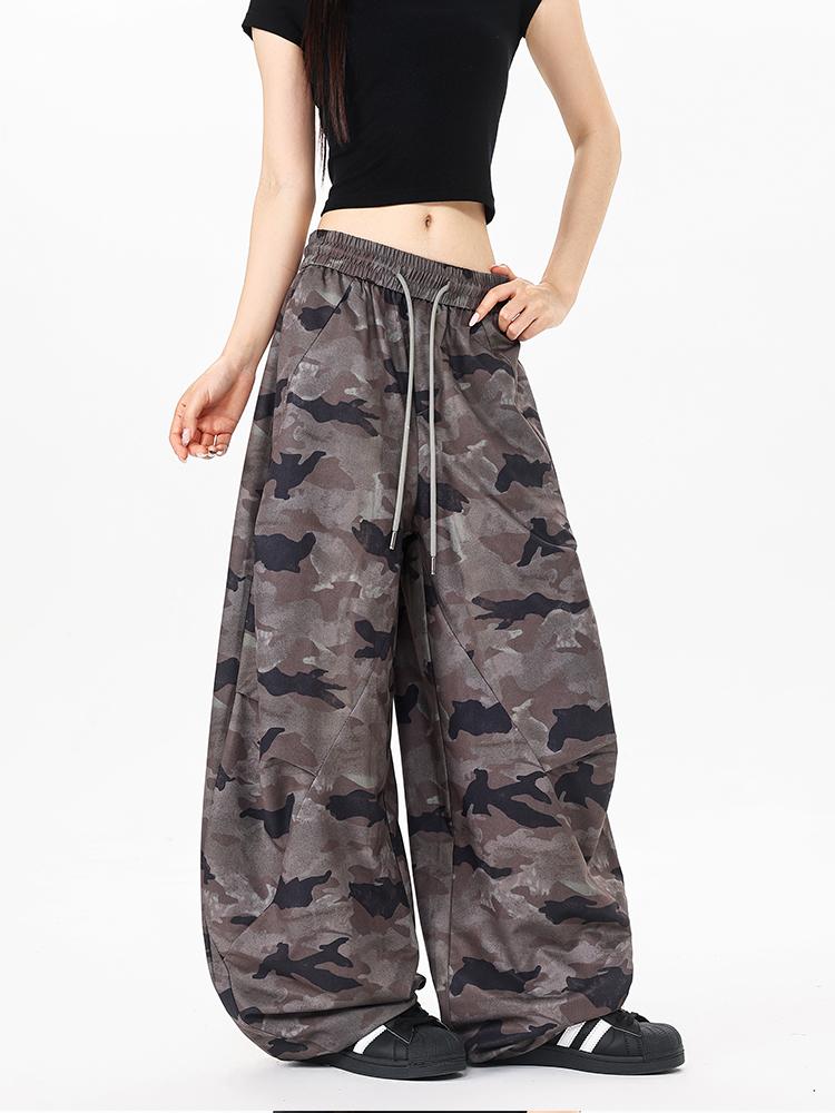 Ace Jolun Camouflage Wide‑Leg Casual Pants