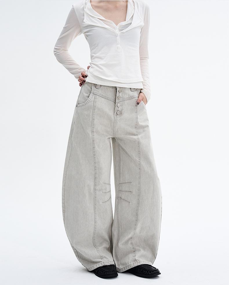 Ace Jolun washed button-down work pants