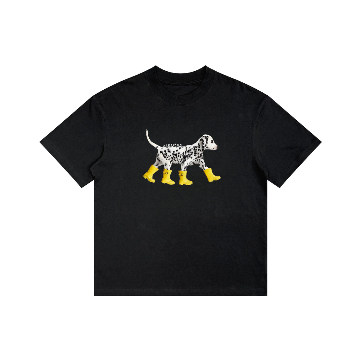 Ace Jolun Dalmatian Rain Boots Graphic Tee | �׵�ͼ1.jpg
