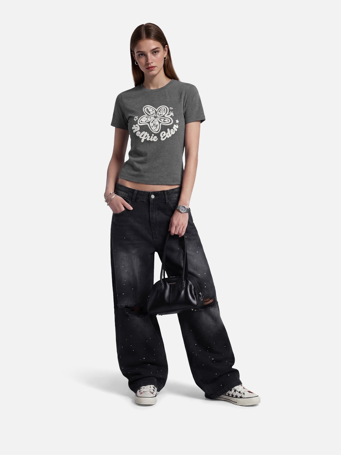 Aelfric Eden Baby-T-Shirt mit Blumenmuster