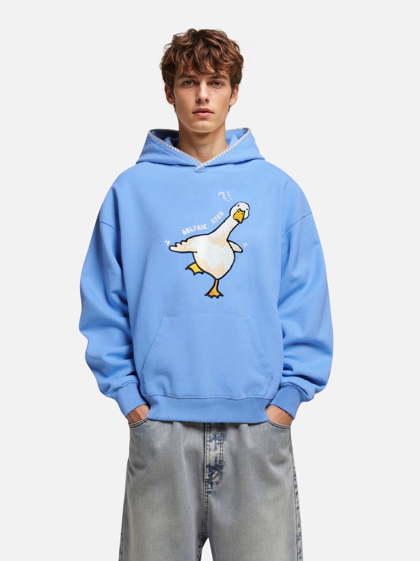 Sweat à capuche oversize Aelfric Eden en canard