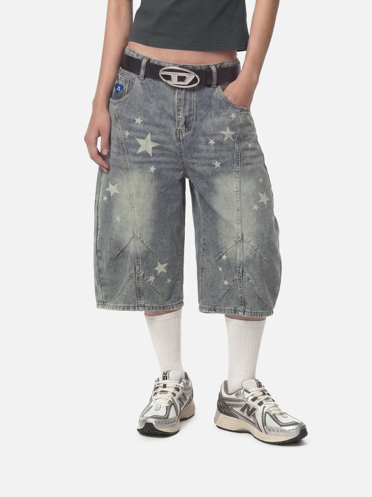 Aelfric Eden Star Print Longline Jorts