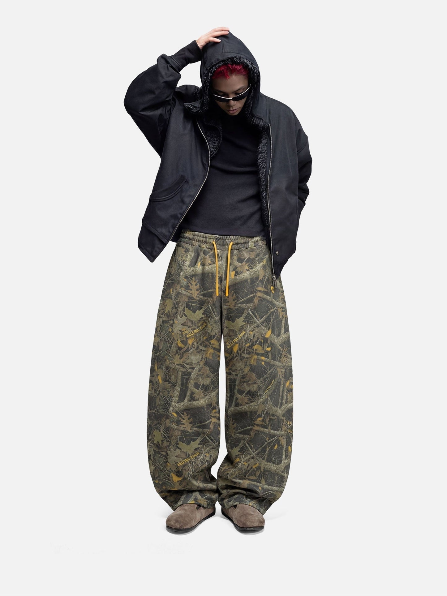 Pantalon de survêtement ample Aelfric Eden Leaf CAMO