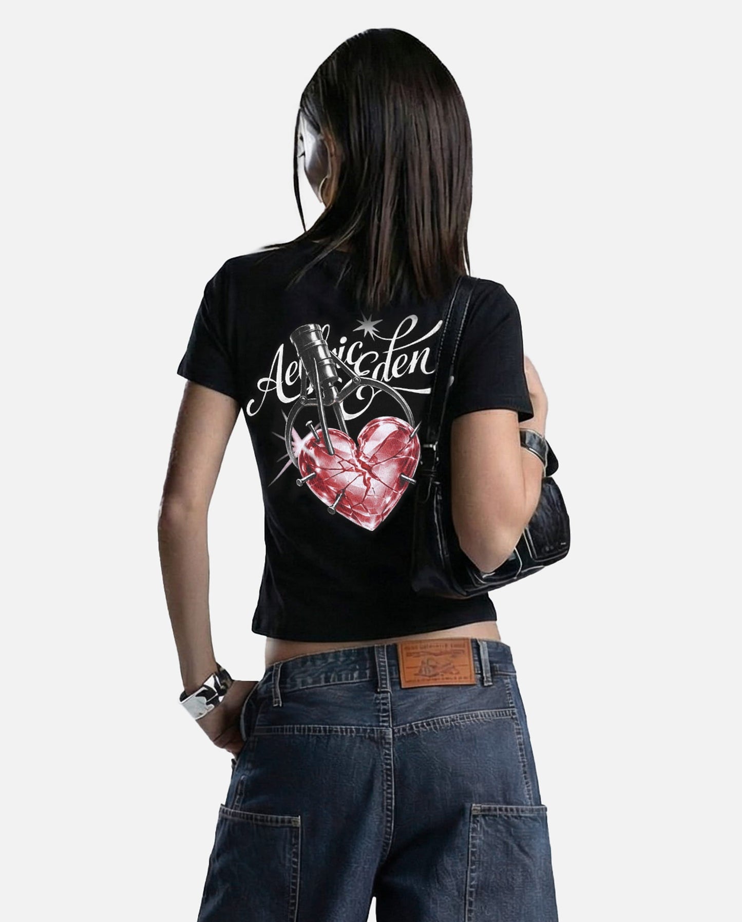 Aelfric Eden Herz-Grafik Baby-T-Shirt