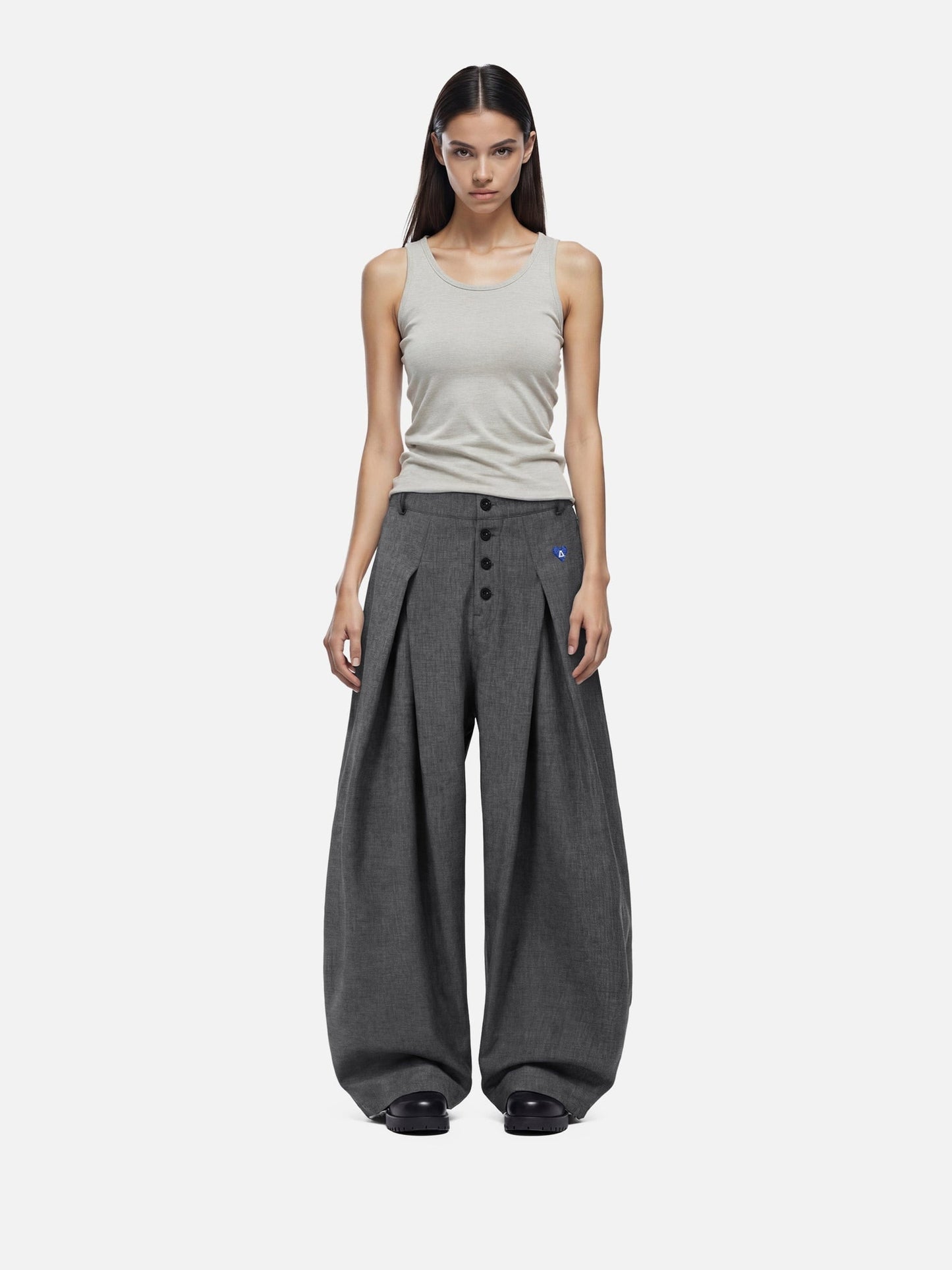Pantalones holgados plisados Aelfric Eden