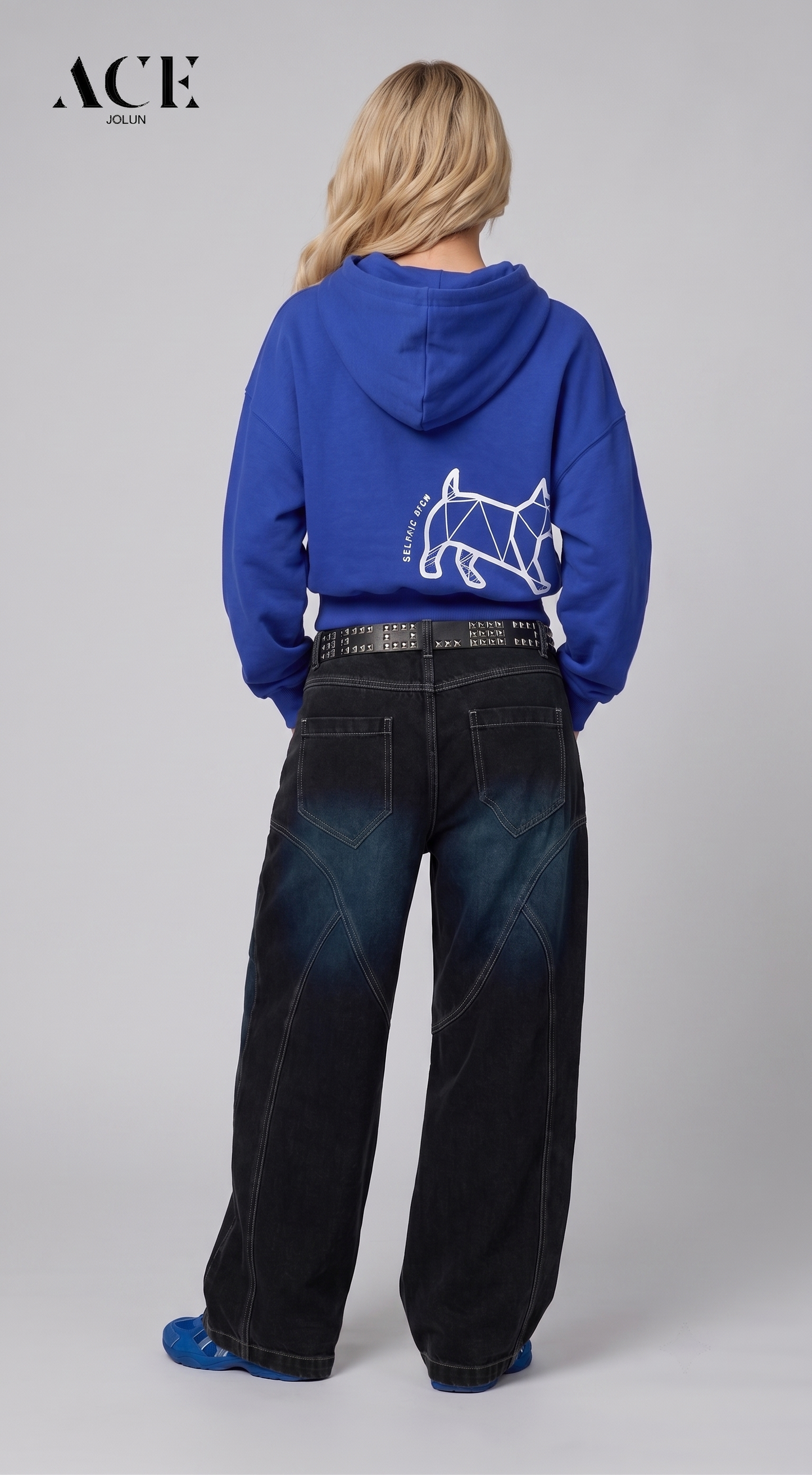 Marlennee.g Boxy Dachshund Graphic Hoodie