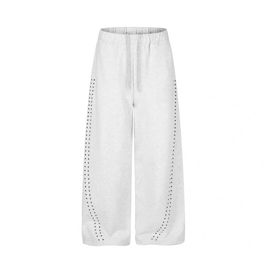 Studded Baggy Barrel Sweatpants