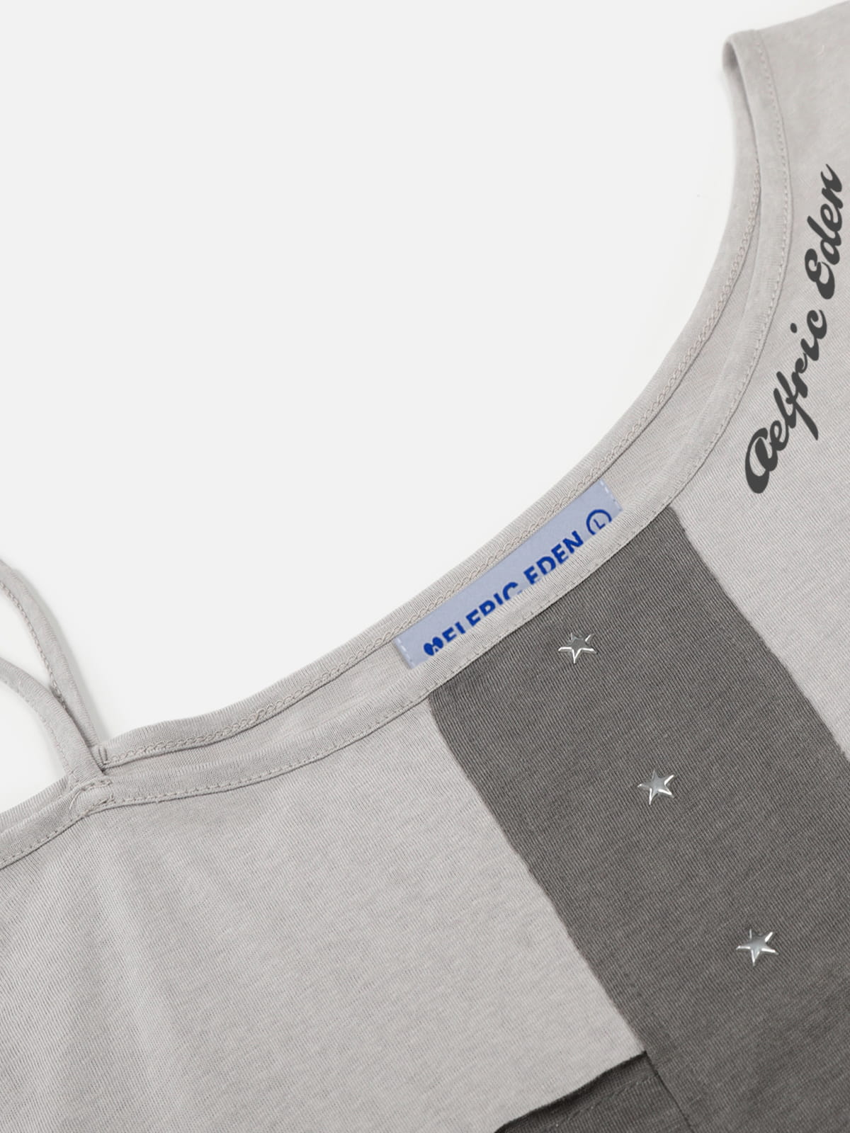 Aelfric Eden Star Panel Off-Shoulder-T-Shirt