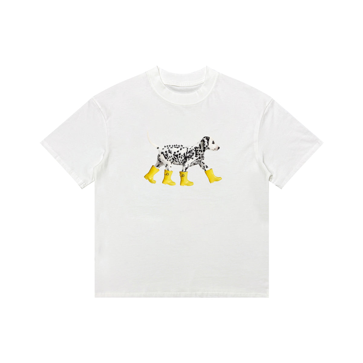 Ace Jolun Dalmatian Rain Boots Graphic Tee | �׵�ͼ2.jpg
