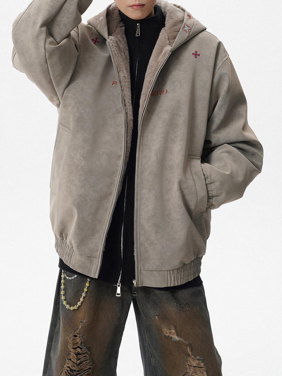 Ace Jolun Heavyweight Thickened Hooded Padded Jacket