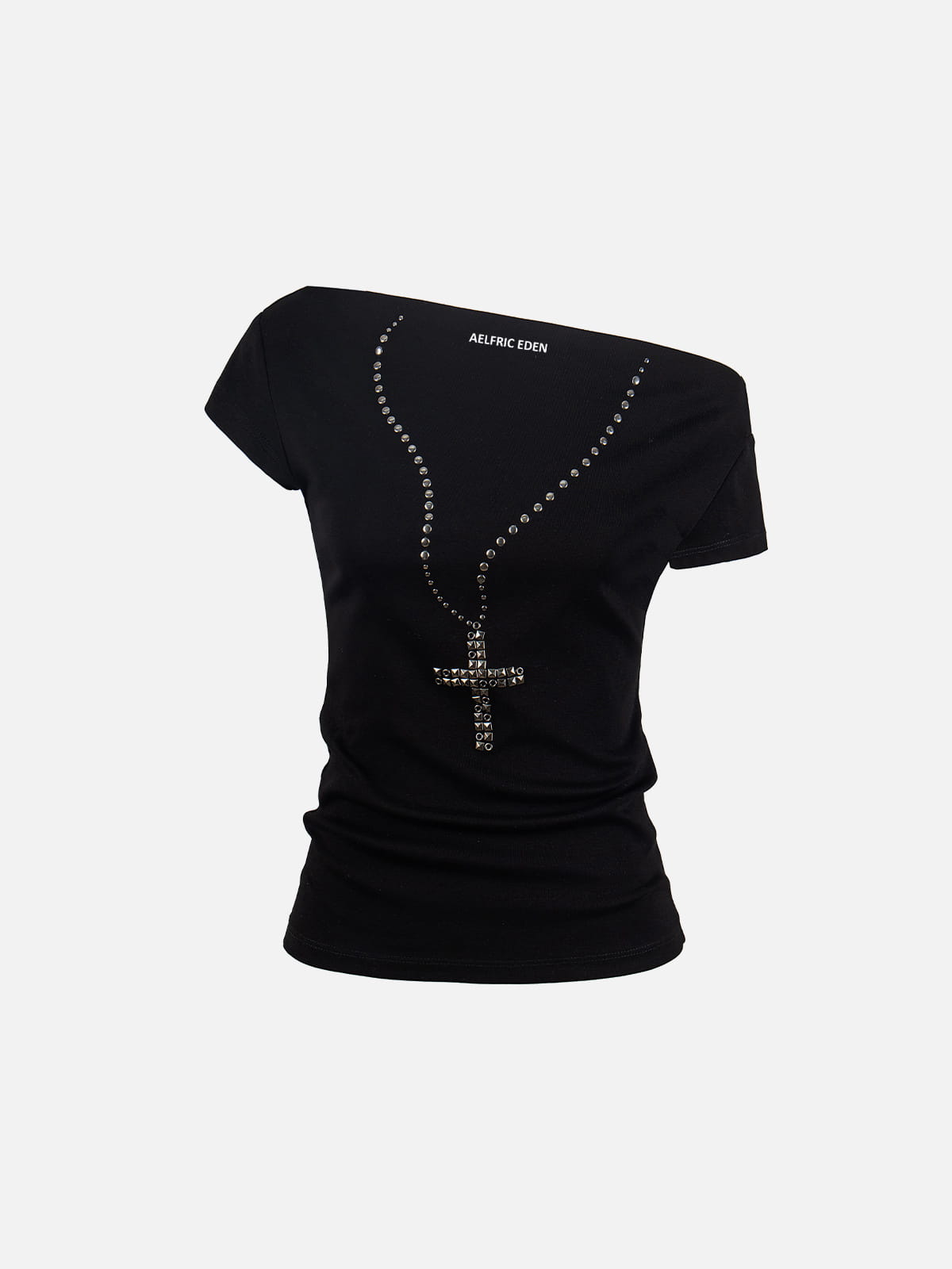 Aelfric Eden Studded Off-the-Shoulder Tee