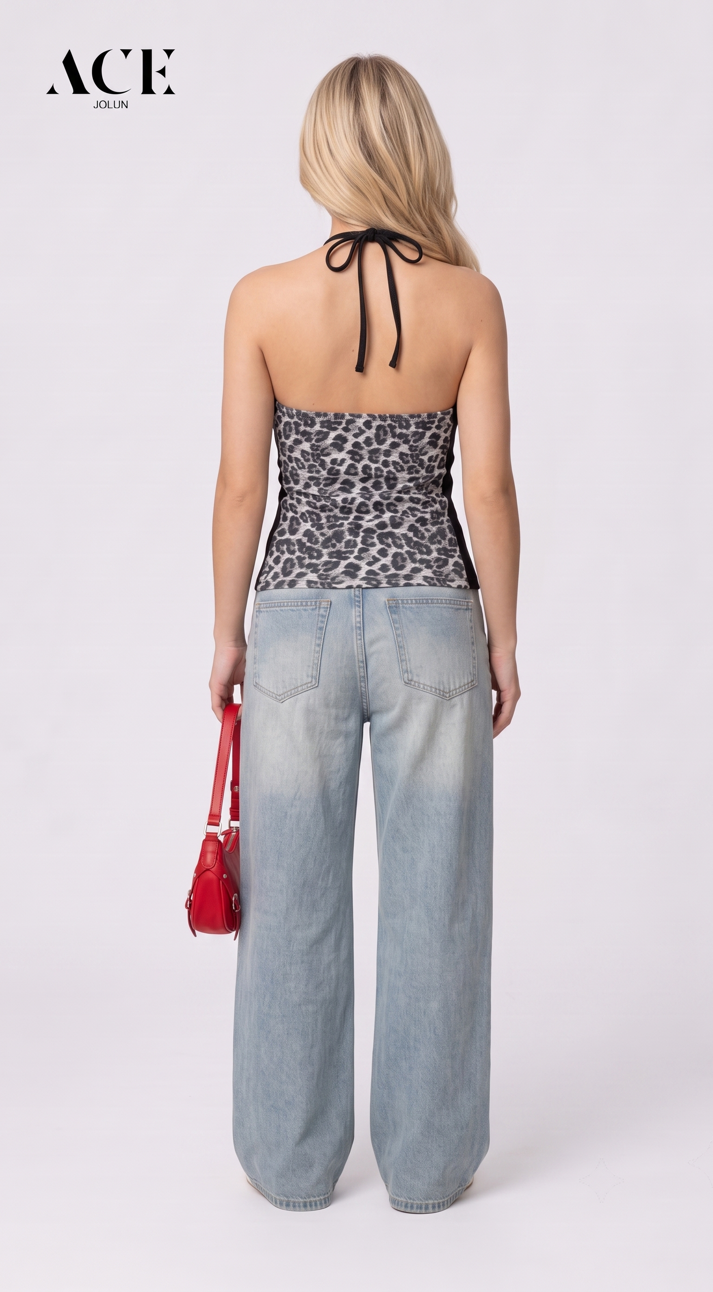 Marlennee.g Leopard Halter Top