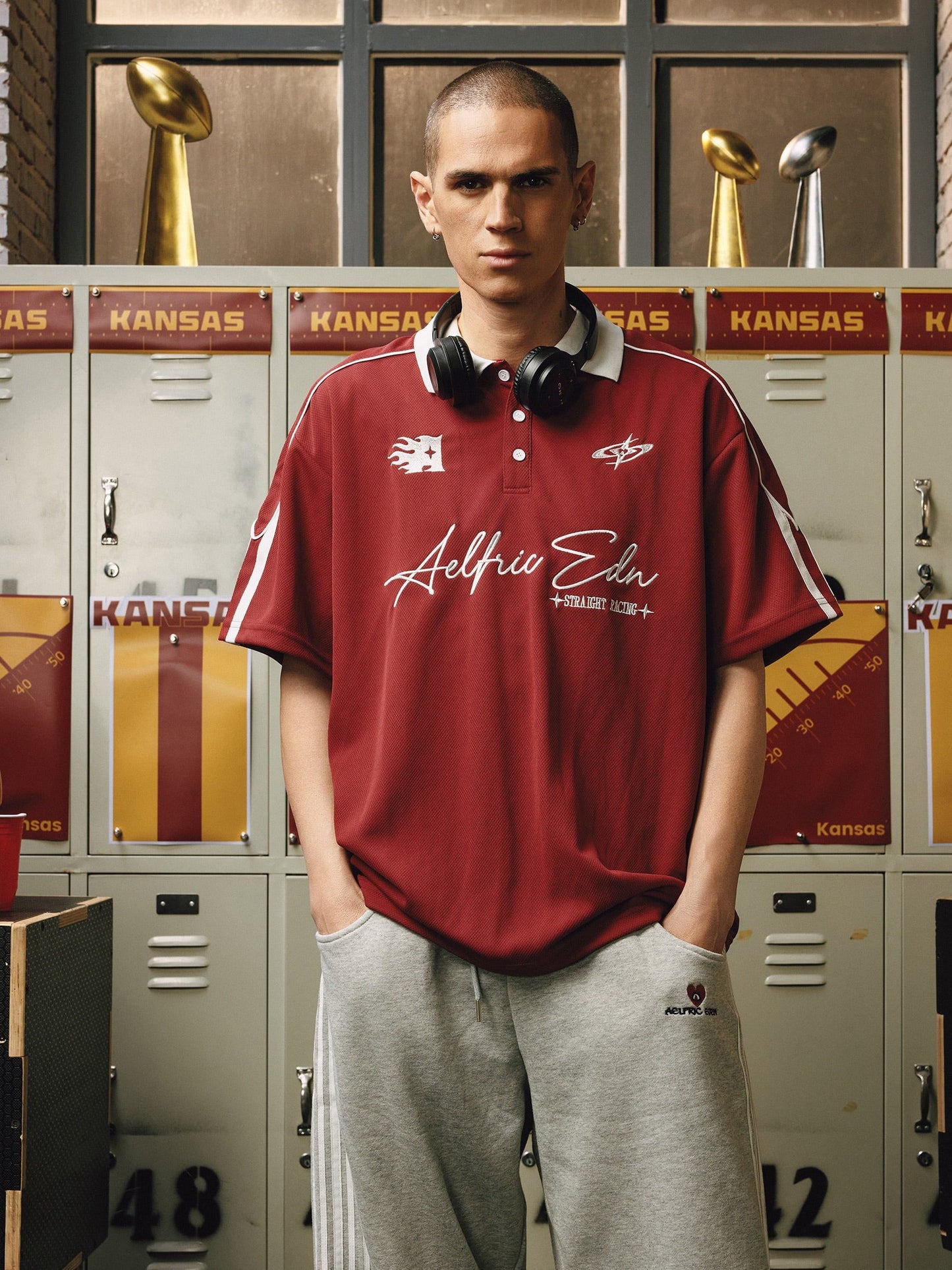 Aelfric Eden Sportliches Polo-Fußballtrikot