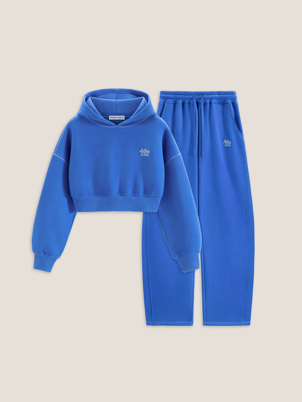 Soufflé Cropped Cloud Hoodie Set