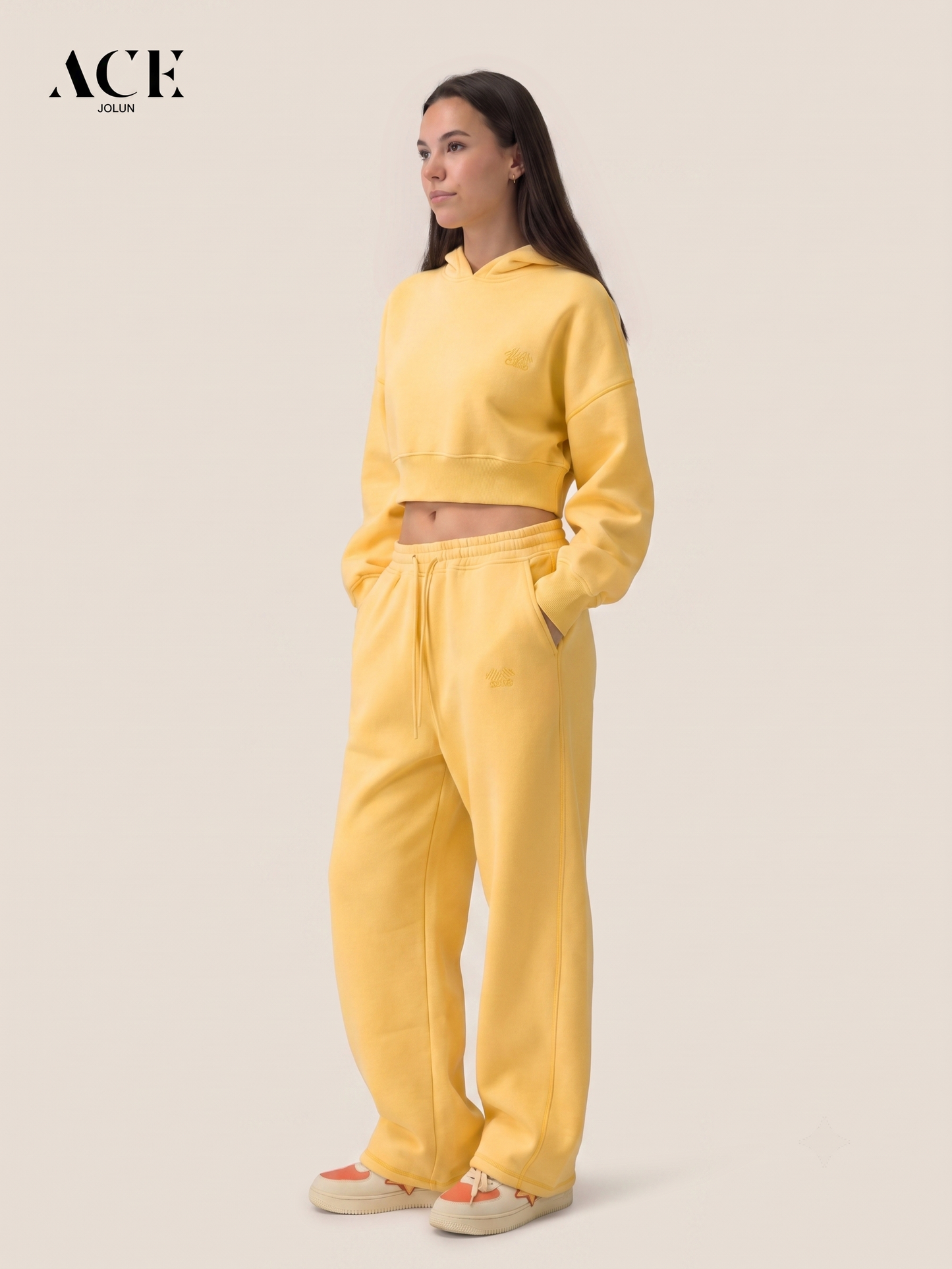 Kylie walker Souffl Cropped Cloud Hoodie Set