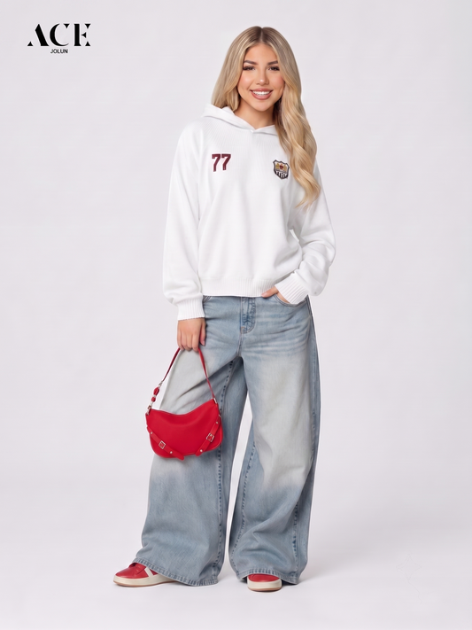 Marlennee.g Boxy 77 Pullover Hoodie